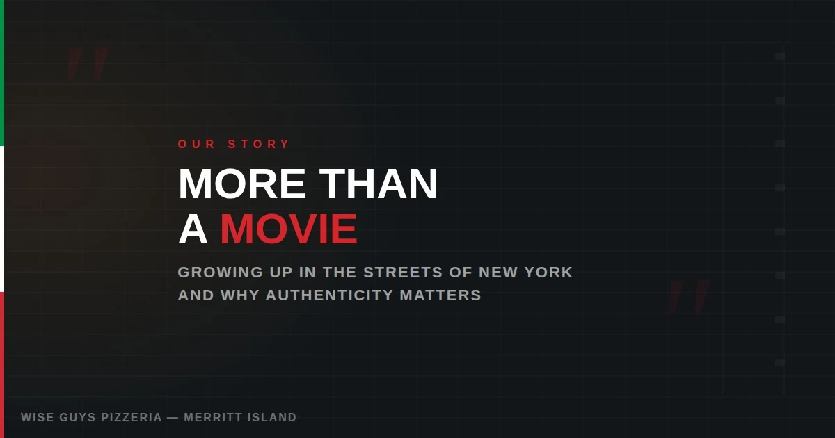 More Than a Movie: Growing Up in the Streets of New York and Why Authenticity Matters