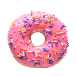 Pink doughnut