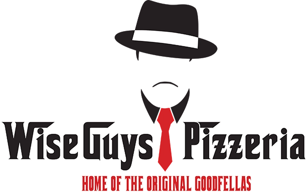 WiseGuysPizzeria Logo and text