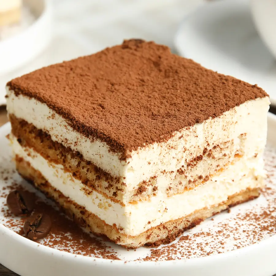 Authentic Tiramisu from Wise Guys Pizzeria