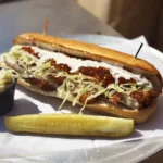 Delicious Wise Guys Pizzeria Sandwich